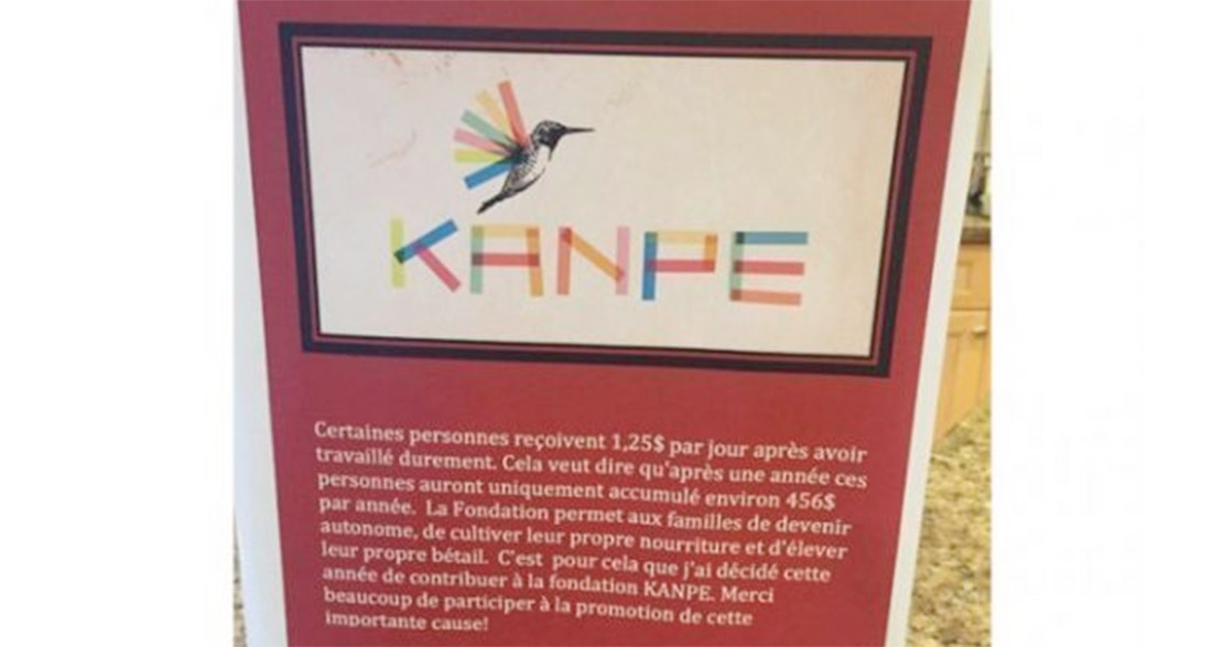Le don de soi de nos jeunes ambassadeurs KANPE
